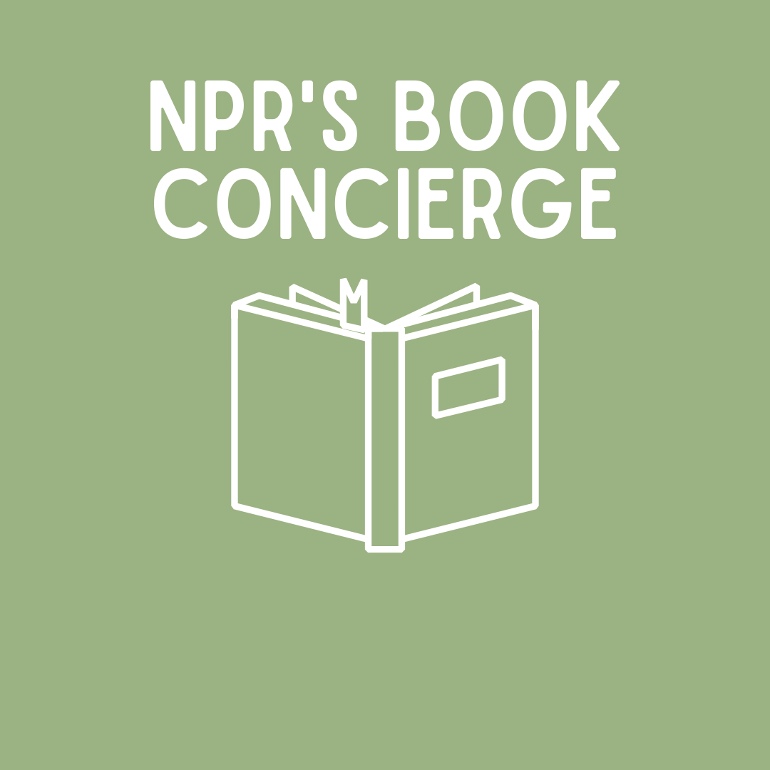 label reads NPR's Book Concierge